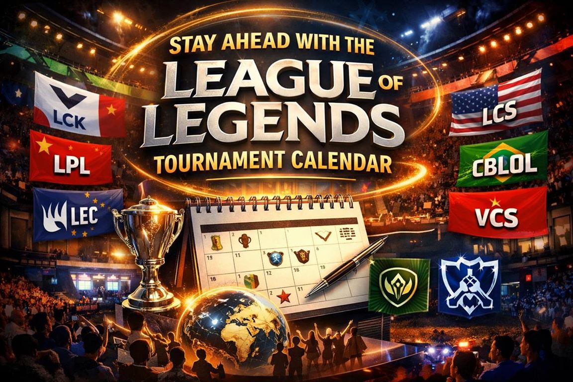 Stay ahead with the league of legends tournament calendar